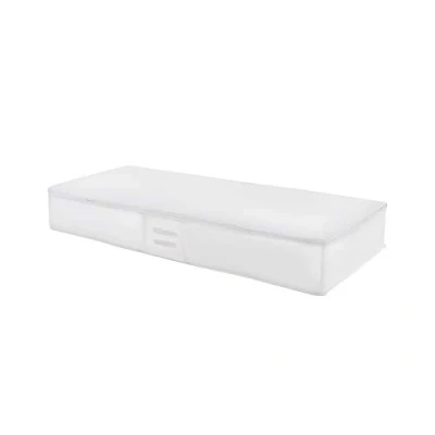 Imagen de Compactor WOLD of Storage RAN2980, Funda de Almacenaje Extra Plana para Debajo la Cama Antipolvo, Polipropileno y EVA, 48 x 100 H. 15 cm, PEVA 0,1 mm, Blanco