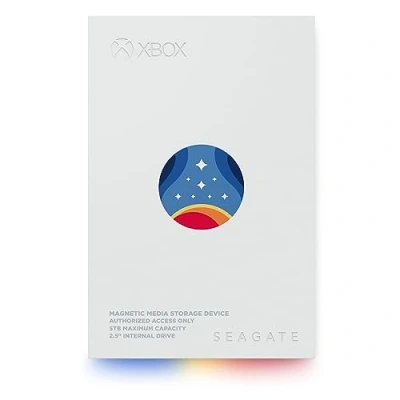 Imagen de Seagate FireCuda Gaming HDD 5 TB, Disco Duro Externa, PC Gaming, Starfield Special Edition, USB 3/2, 3 años de Servicios Rescue, Modellnr.: STMJ5000400