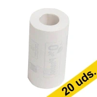 Imagen de Exacompta SumUp Ref. 40762E Caja de 20 bobinas térmicas para tarjetas bancarias 57x30mm, 1 capa térmica 55g/m² sin fenol, núcleo cartón, cero residuos plásticos Metraje +/ 2m : 9m, blanco