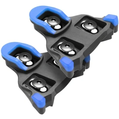 Imagen de cyclingcolors Juego calas Zapatillas Pedales Bici Compatible con Shimano SPD SL Azul 2 Ciclismo