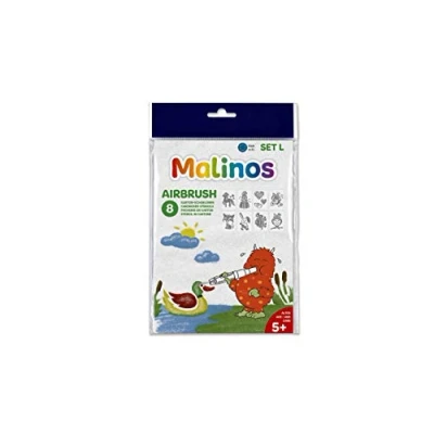 Imagen de Amewi 301008 Stifte Sweeties Plantillas para aerógrafo (tamaño grande), color blanco (301008) , color/modelo surtido