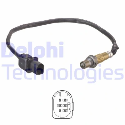 Imagen de DELPHI ES21236 12B1 Sonda lambda de banda ancha, térmico MERCEDES BENZ: Clase C Berlina, E T modell