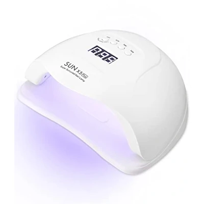 Imagen de Lampara LED Uñas 168W Secador de Profesional UV Secadora con Accesorios,Sensor Automatico, 4 Temporizadores,Sensor Inteligente,Portátil Manicura/Pedicura Salón