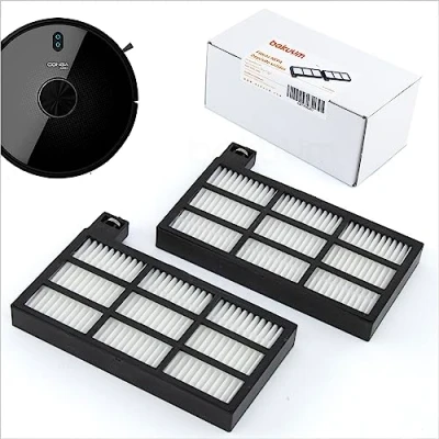 Imagen de BAKUUM Pack 2 Filtros HEPA para deposito de solidos (polvo) Cecotec Conga Series 4090, 4490, 4690 Ultra robot aspirador. Accesorios y repuestos.
