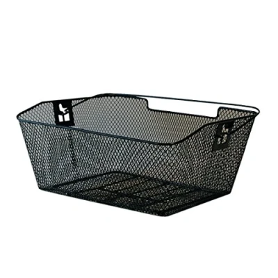 Imagen de XLC Hinterradkorb 2128210200 Cesta para Rueda Trasera, Unisex Adulto, Negro, 39 x 30 17 cm