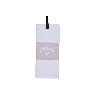 Imagen de Callaway TW CG Tour Toalla plegable NVY 29 para Unisex adulto, Talla única, Malva/Blanco