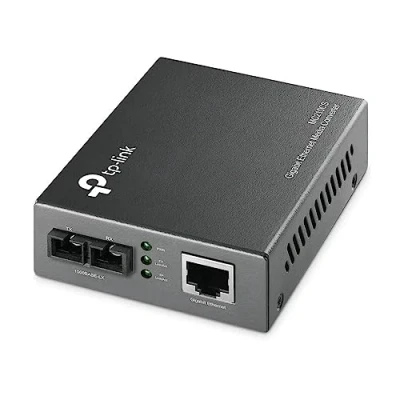 Imagen de Convertidor Tp link Rj45 1000 A Fibra Monomodo SC 1000mbps 15km