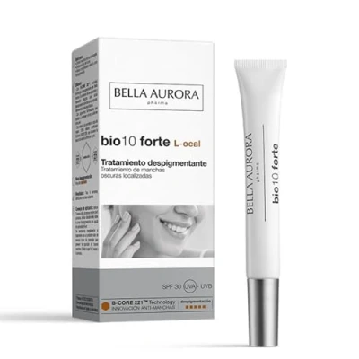 Imagen de BELLA AURORA Bio10 Forte L ocal 9 ml, Tratamiento Despigmentante, Crema Antimanchas Roll on, para Todo Tipo de Piel, Manchas Localizadas y Unifica Tono, Tecnología B CORE221, Protección SPF30