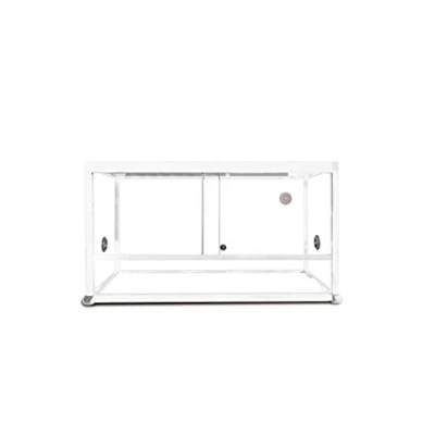 Imagen de REPTILES PLANET Aluminio Elegancia TERRARIO para Reptile/Anfibio Blanco 80x45x45cm