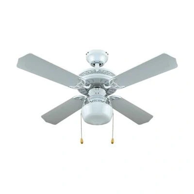 Imagen de Bastilipo Ventilador de Techo con Luz E27, 50 W, Blanco, 105 x 42 cm, Nerja