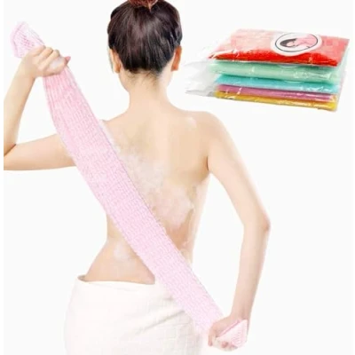 Imagen de 5 Unids Multicolor Nylon Japonés Exfoliante Ducha Scrub Baño Wash Cloth Toalla Cuerpo Limpieza Esponjas