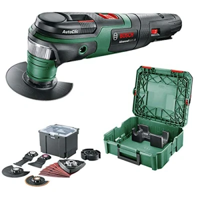 Imagen de Bosch Multiherramienta AdvancedMulti 18 (sin batería, sistema de V, set universal accesorios, en SystemBox, tamaño S) Amazon Edición