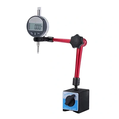 Imagen de KATSU Indicador de Carátula Calibre DTI con Base Magnética 0 12,7mm Reloj Comparador Herramientas Medición Alta Precisión 401127