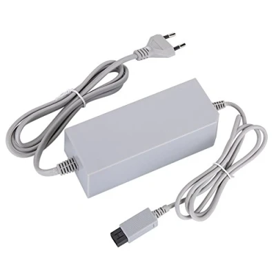 Imagen de Fuente de alimentación, cable alimentación para mejor consola juegos Wii con 110 240 V, tamaño pequeño, soporte sobrecorriente/voltaje/temperatura/corriente