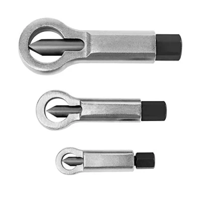 Imagen de QWORK Juego de Rompetuercas, Herramienta para Partir Tuercas Extracción Tuercas, 9 12mm/12 16mm/16 22mm (3 Piezas)