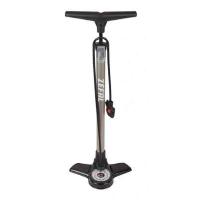 Imagen de ZEFAL Profil MAX FP20, Bomba de Pie para Bicicleta con Válvulas Presta/Schrader/Dunlop Presión 9 Bares Ciclismo