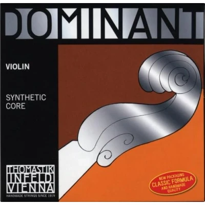 Imagen de Thomastik Infeld Cuerdas para violín Dominant Nylon Core 1/2 E Alu. 130