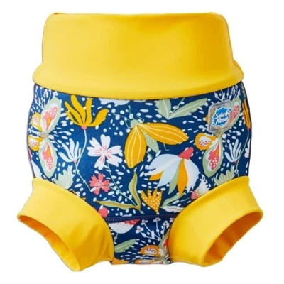 Imagen de Splash About Happy Nappy Duo pañal de natación reutilizable, Garden Delight, 6 12 meses