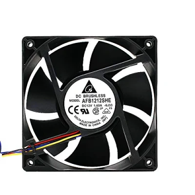 Imagen de N / A Cooling Fan Delta AFB1212SHE PWM,Server Cooler PWM, CFM Case for 120mm x 38mm 4pin