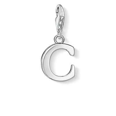 Imagen de Thomas Sabo Charm con Cierre para Mujer de Plata Ley 925/1000, Letra C