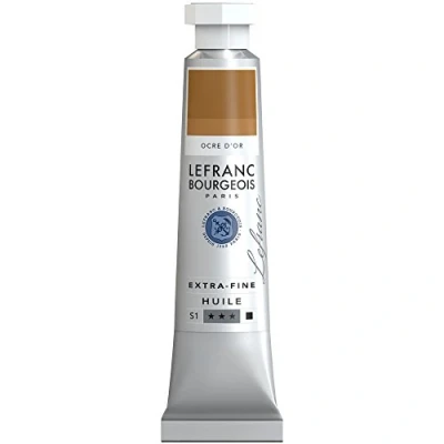 Imagen de Lefranc Bourgeois Óleo Extra Fino 20ml Tubo de pintura, Ocre Oro