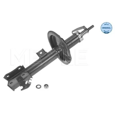 Imagen de MEYLE 33 26 623 0001 amortiguador Eje delantero, izquierda Presión de gas Bitubular Columna Espiga arriba ORIGINAL Quality