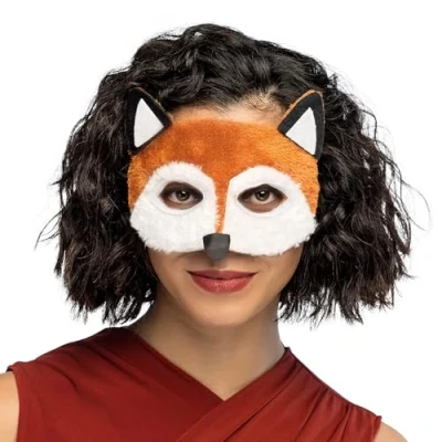 Imagen de Boland 23769 Animal Mascarilla de Zorro, Dibujos Animados, Multicolor, Talla única (Ciao SRL 23769)
