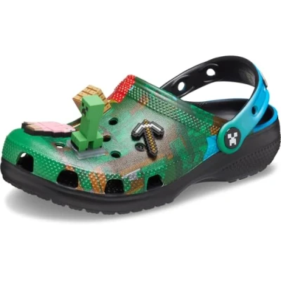 Imagen de Crocs Minecraft Unisex Zuecos para niños, Talla: 29/30, Multi Fibra sintética