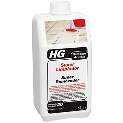 Imagen de HG Limpiador Extra Fuerte Baldosas, Quitamanchas para Suelos de Cocina, Elimina la Grasa Acumulada y Restaura Piedra Natural 1L