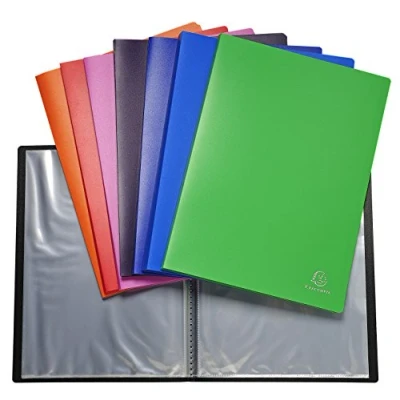Imagen de Exacompta 8850E Carpeta de 50 fundas PVC, A4, color aleatorio