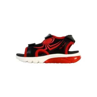 Imagen de Geox Light UP Spider MAN Sandal Ciberdron Sandalias para niños, Talla: 25, Black/red Zapatos