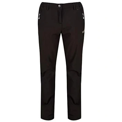 Imagen de Regatta Geo Softshell II Pantalón Tejido elástico Isotex Impermeable y Transpirable Trousers, Mujer, Black, 8