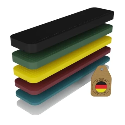 Imagen de FUX Juego de 100 separadores mm x 24 1 6 Fabricado en Alemania Placas soporte espaciador plástico, espaciadores