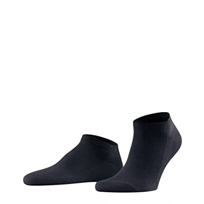 Imagen de FALKE Family M SN algodón sostenible corte unicolor 1 par, Calcetines cortos Hombre, Azul (Dark Navy 6375) nuevo ecológico, 39 42