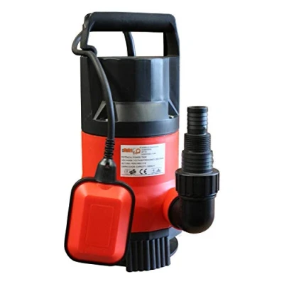 Imagen de Bricoferr BFF750 Bomba Sumergible Aguas Sucias con Conexión Universal, Rojo/Negro
