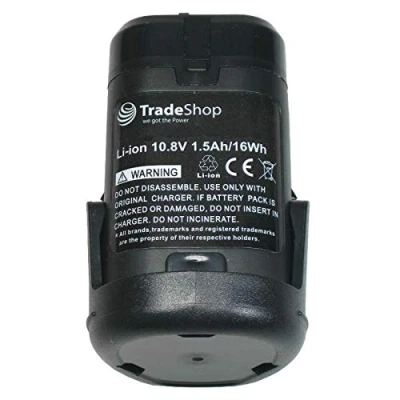 Imagen de Batería de ion litio alto rendimiento (10,8 V/1500 mAh, para Dremel 8200 Multimax, 8220, 8300 Multimax sustituye a 875, B812 01, 02)