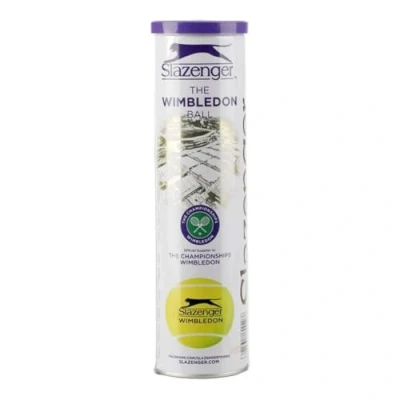 Imagen de Slazenger 340940 Wimbledon Pelotas de Tenis, Bote 4 Multicolor, Talla única