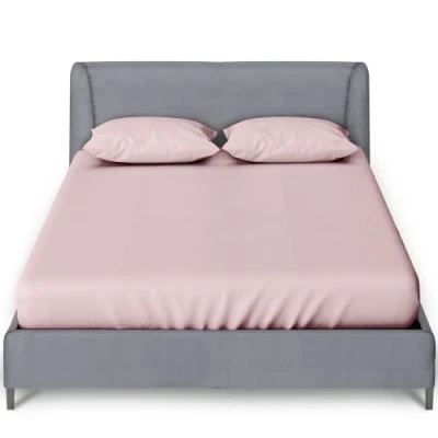 Imagen de GC GAVENO CAVAILIA sábana Bajera Ajustable para Cama Individual, de 25 cm Profundidad con Esquinas elásticas, polialgodón 90 x 190 cm, Color Rosa