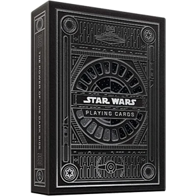 Imagen de theory11 Star Wars Silver Special Edition Baraja temática de cartas juego premium gris oscuro