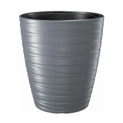 Imagen de Maceta con deposito 68L Maze de plastico en color gris piedra 47,5 (largo) x (ancho) 52,3 (alto) cm