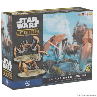 Imagen de Atomic Mass Games Star Wars Legión: LM 432 Crab Droids Expansión Juego de Miniaturas A Partir 14 Años para 2 Jugadores 1 Horas por Partida Multilenguaje (Incluye Español)