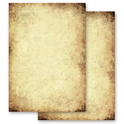 Imagen de PAPEL de carta Certificado VIEJO Antiguo &amp; Historia 50 Hojas formato DIN A4 Paper Media