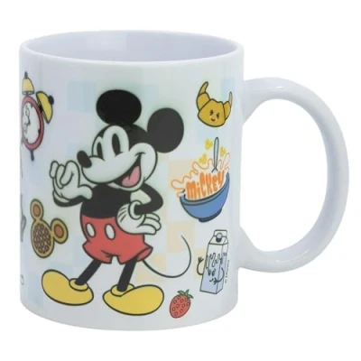 Imagen de TAZA CERAMICA SUBLIM 325 ML MICKEY MINNIE BREAKFAST