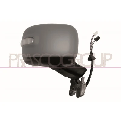 Imagen de Espejo retrovisor Prasco JE1007343 con sensor derecha imprimado eléctrico calefactable, abatible eléctricamente, convexo, no tintado, amortiguación au
