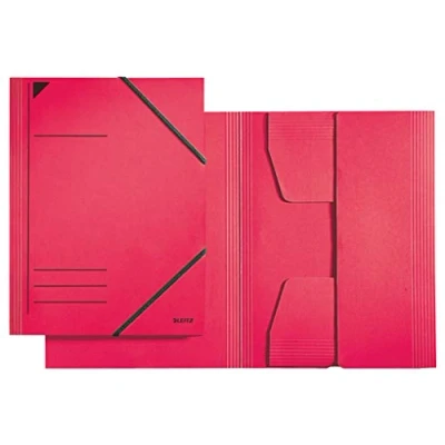 Imagen de Esselte Leitz Carpeta, A4, altura de relleno 350 hojas, cartón), color rojo