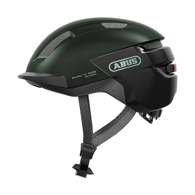 Imagen de ABUS casco de bicicleta Purl y ACE con luz LED apto para e bikes S pedelecs seguridad NTA moda adultos adolescentes verde, talla