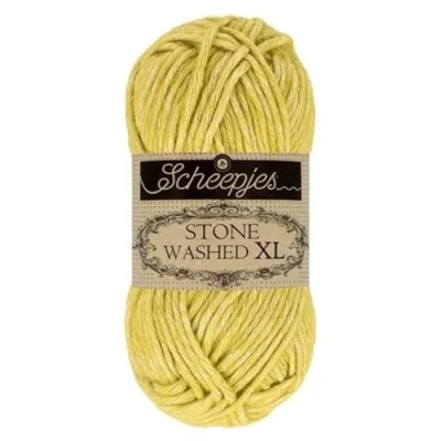 Imagen de Scheepjes 852 Limón Cuarzo Stone Washed (SG) Hilo 10x50g