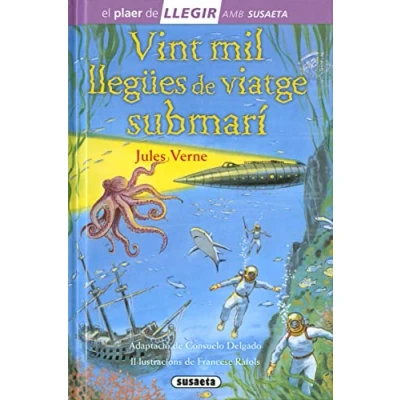 Imagen de Vint mil llegües de viatge submarí (Llegir amb Susaeta nivel 4)