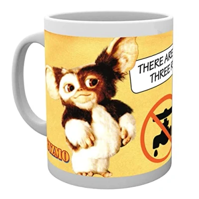 Imagen de Gb Posters Gremlins, Tres Reglas, Taza, Cerámica, Multicolor, 1 Unidad (Paquete de 1)