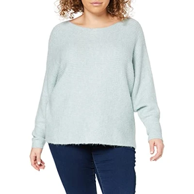 Imagen de Only Onldaniella L/S Pullover Knt Noos Suéter, Ether/Detail:W.Cloud Dancer Melangé, L Mujer